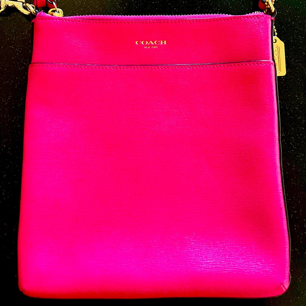 Coach crossbody bag in hot pink